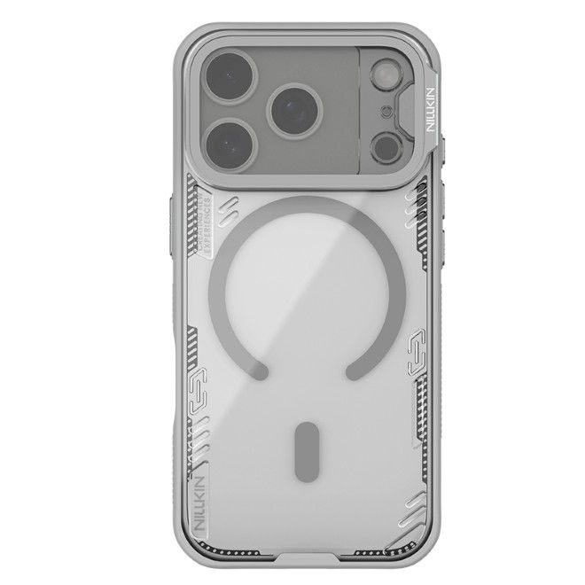 Nillkin - iPhone 17 Pro Hülle - Bio PC Hardcase - MagSafe kompatibel - Iceblade Prop Magnetic Series - grau