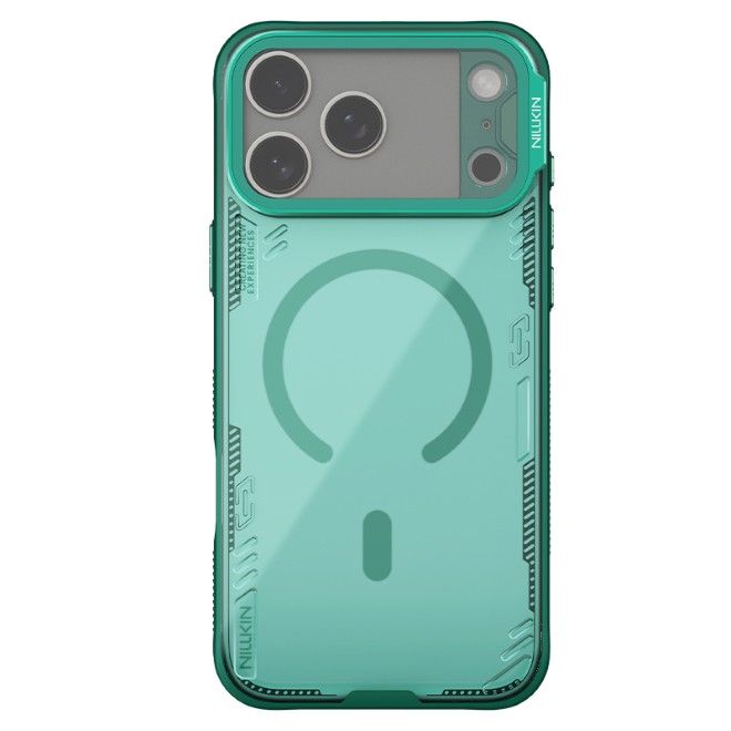 Nillkin - iPhone 17 Pro Max Hülle - Bio PC Hardcase - MagSafe kompatibel - Iceblade Prop Magnetic Series - grün
