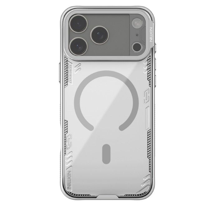 Nillkin - iPhone 17 Pro Max Hülle - Bio PC Hardcase - MagSafe kompatibel - Iceblade Prop Magnetic Series - grau