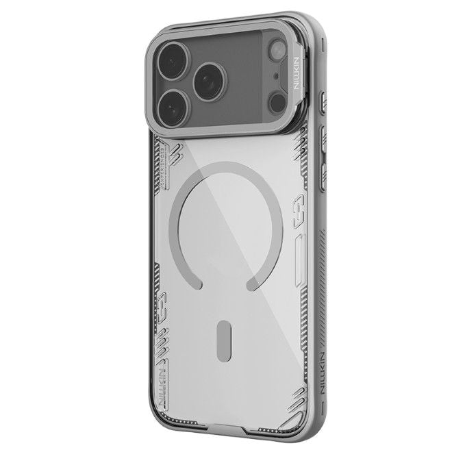 Nillkin - iPhone 17 Pro Max Hülle - Bio PC Hardcase - MagSafe kompatibel - Iceblade Prop Magnetic Series - grau