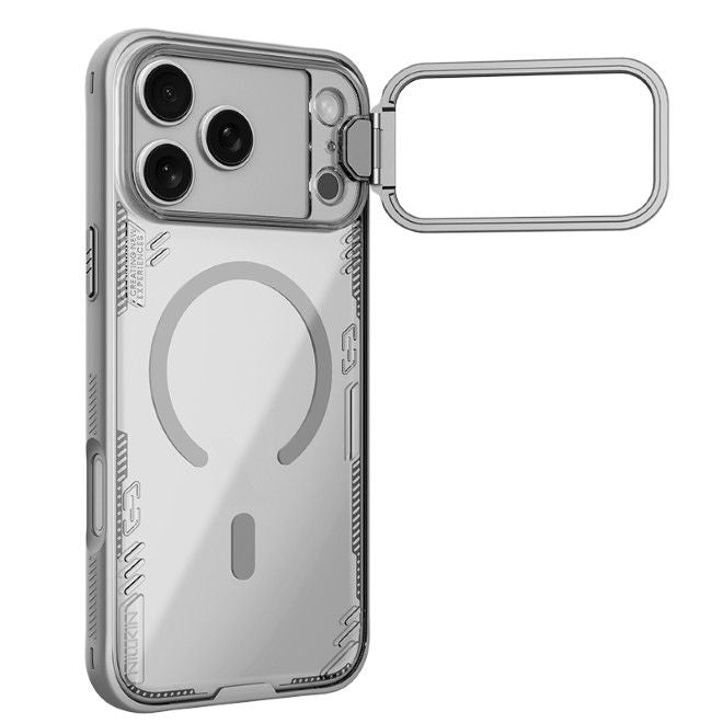 Nillkin - iPhone 17 Pro Max Hülle - Bio PC Hardcase - MagSafe kompatibel - Iceblade Prop Magnetic Series - grau