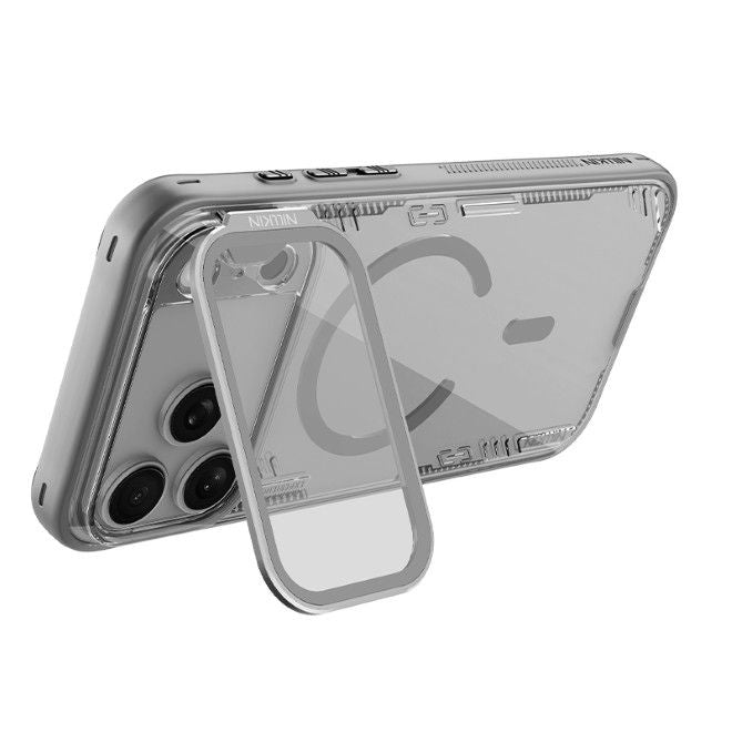 Nillkin - iPhone 17 Pro Max Hülle - Bio PC Hardcase - MagSafe kompatibel - Iceblade Prop Magnetic Series - grau