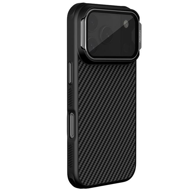 Nillkin - iPhone 17 Pro Hülle - MagSafe Hardcase - Carboprop Magnetic Series - schwarz