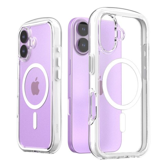 Araree - iPhone 17 Hülle - Case aus TPU und PC - MagSafe kompatibel - Duple M Air Series - weiss