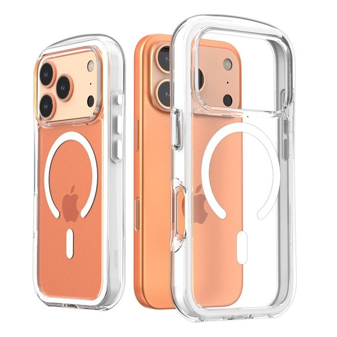 Araree - iPhone 17 Pro Hülle - Case aus TPU und PC - MagSafe kompatibel - Duple M Air Series - weiss