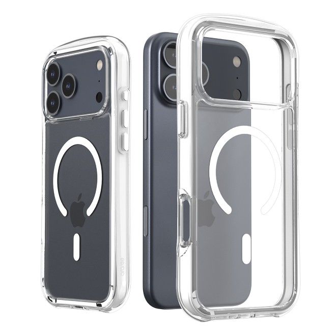 Araree - iPhone 17 Pro Max Hülle - Case aus TPU und PC - MagSafe kompatibel - Duple M Air Series - weiss
