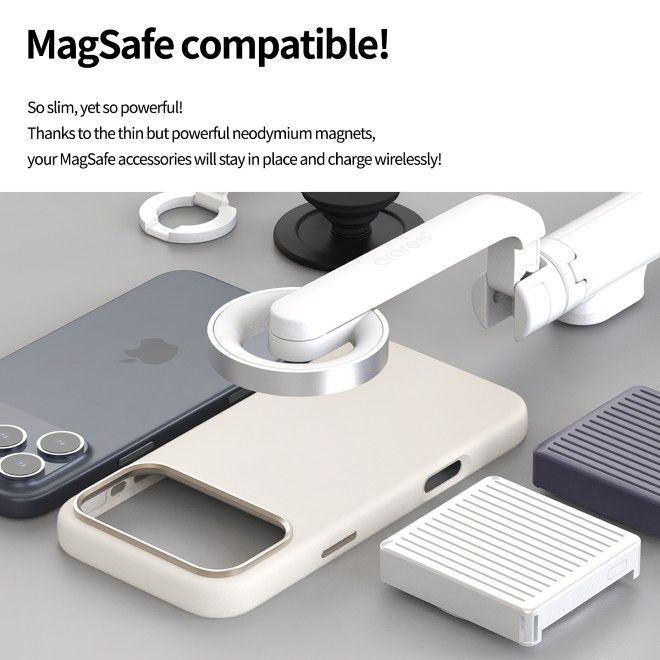 Araree - iPhone 17 Pro Hülle - Silikon Softcase - MagSafe kompatibel - Typo Skin M Series - schwarz