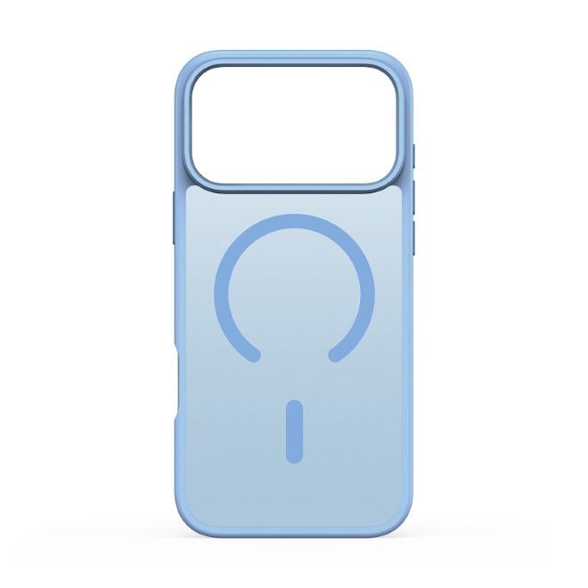 Dux Ducis - iPhone 17 Pro Max Hülle - TPU und PC Hardcase - MagSafe kompatibel - Yind Open Ring Series - hellblau