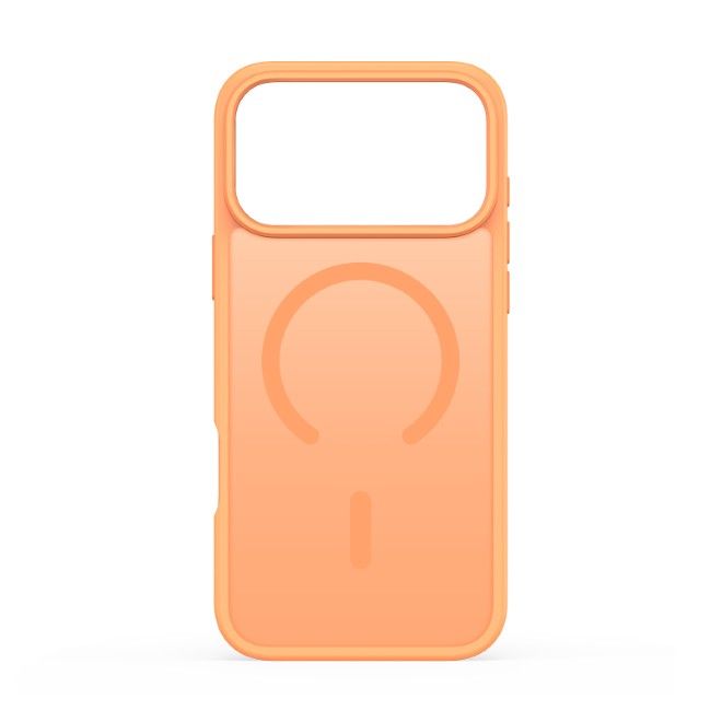 Dux Ducis - iPhone 17 Pro Hülle - TPU und PC Hardcase - MagSafe kompatibel - Yind Open Ring Series - orange