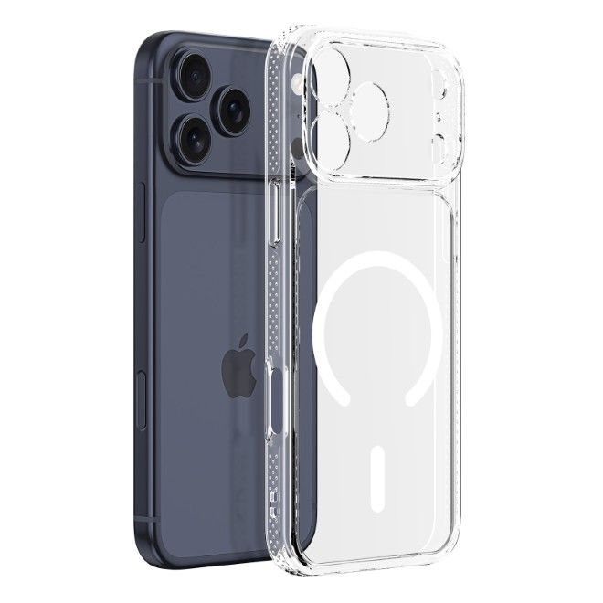 Dux Ducis - iPhone 17 Pro Max Hülle - Hardcase - Clin Mag Open Ring Series - transparent
