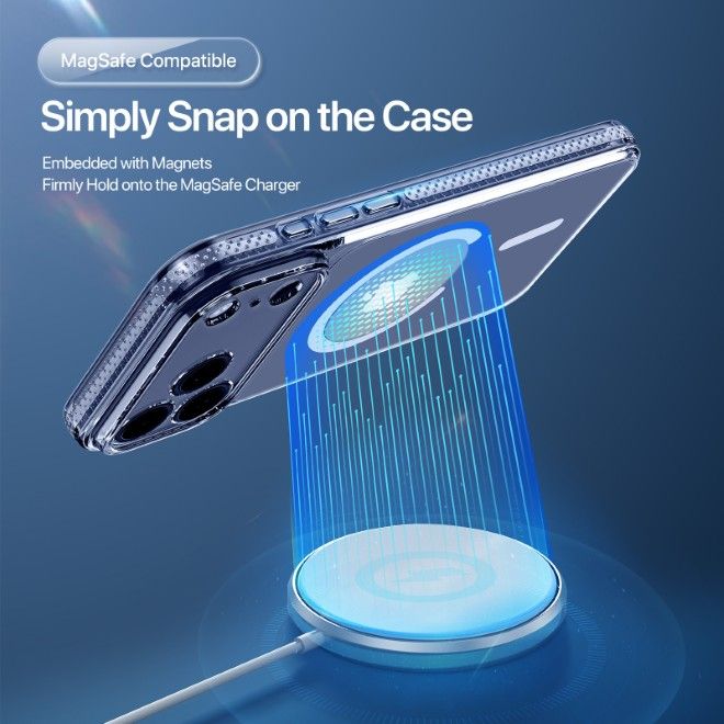 Dux Ducis - iPhone 17 Pro Hülle - Hardcase - Clin Mag Open Ring Series - transparent