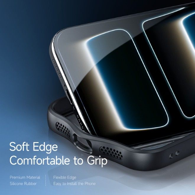 Dux Ducis - iPhone 17 Pro Hülle - Hardcase - MagSafe - Aimo Mag Open Ring Series - schwarz