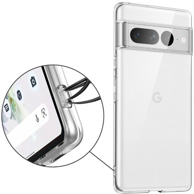 Google Pixel 7 Pro Hülle - Softcase TPU Series - transparent