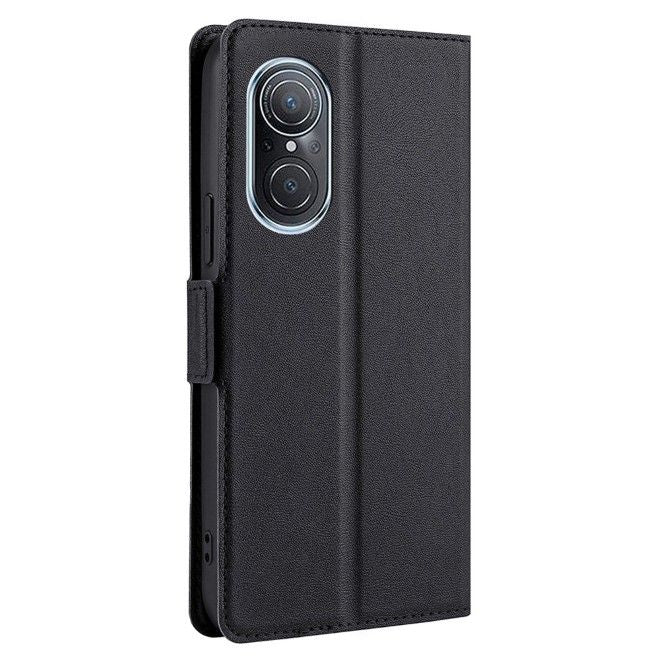 Huawei nova 9 SE 4G Handy Hülle - Classic II Leder Bookcover Series - schwarz