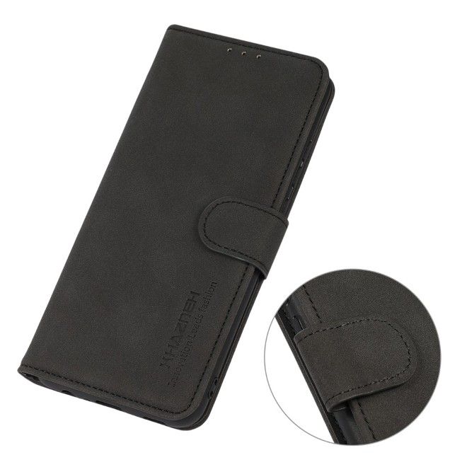 Motorola Moto G31 / G41 Handy Hülle - Classic II Leder Bookcover Series - schwarz