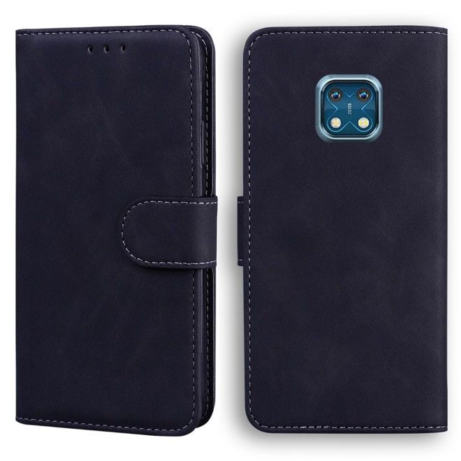 Nokia XR20 Handy Hülle - Classic II Leder Bookcover Series - schwarz