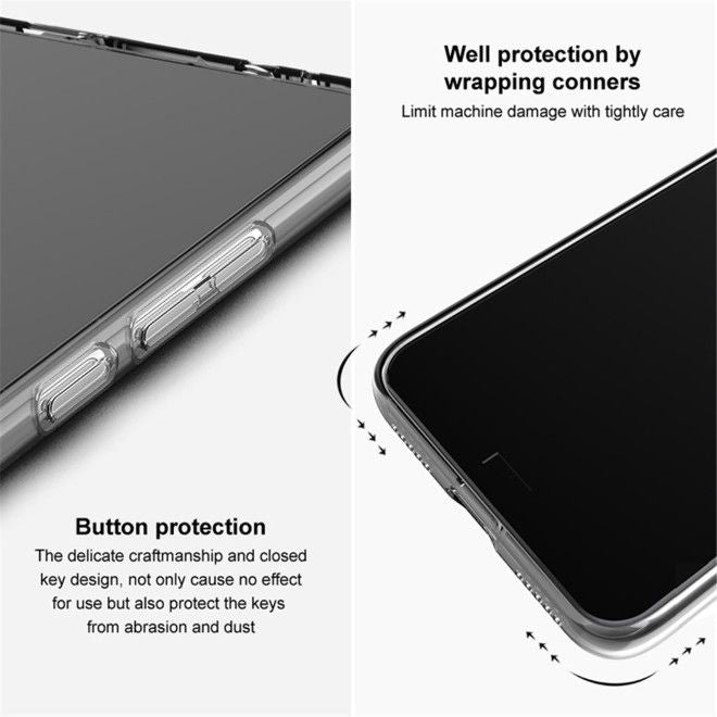 Imak - Xiaomi 12T Pro 5G Hülle - Softcase aus TPU - UX-5 Series - transparent