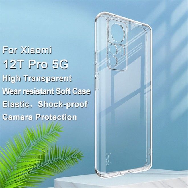 Imak - Xiaomi 12T Pro 5G Hülle - Softcase aus TPU - UX-5 Series - transparent