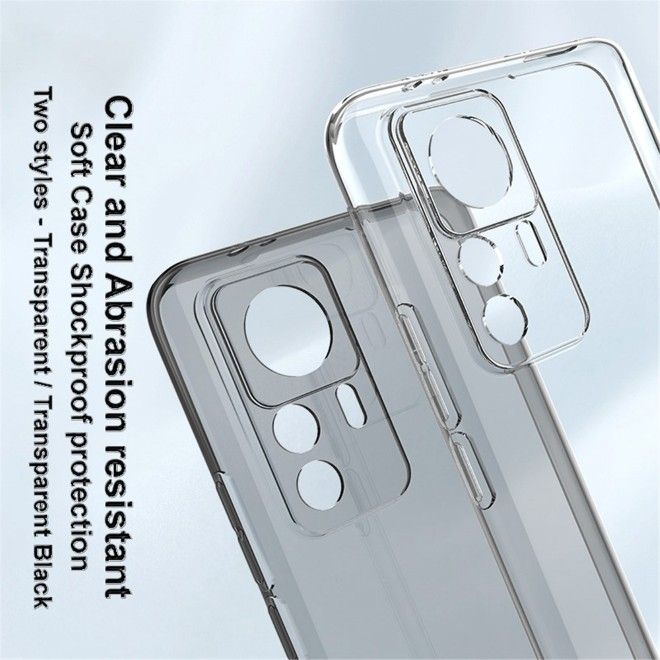 Imak - Xiaomi 12T Pro 5G Hülle - Softcase aus TPU - UX-5 Series - transparent