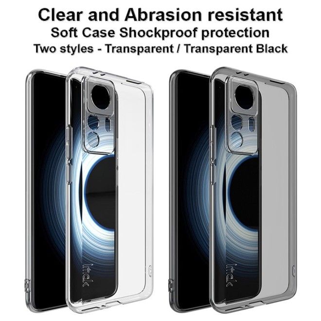 Imak - Xiaomi 12T Pro 5G Hülle - Softcase aus TPU - UX-5 Series - transparent