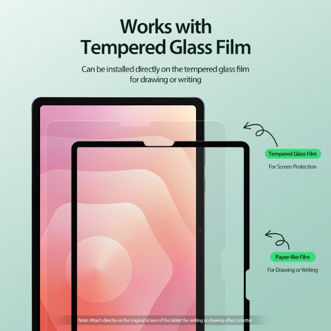 Dux Ducis - Samsung Galaxy Tab S11 Schutzfolie - Paperlike Film - Naad Series - transparent