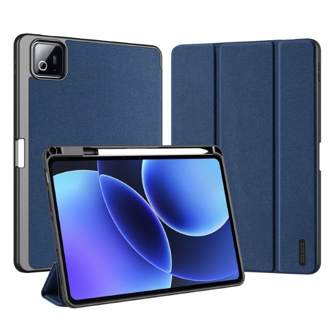 Dux Ducis - Xiaomi Pad 8 / 7 Pro / 7 Hülle - Leder Smart Flip Case - Domo Series - blau