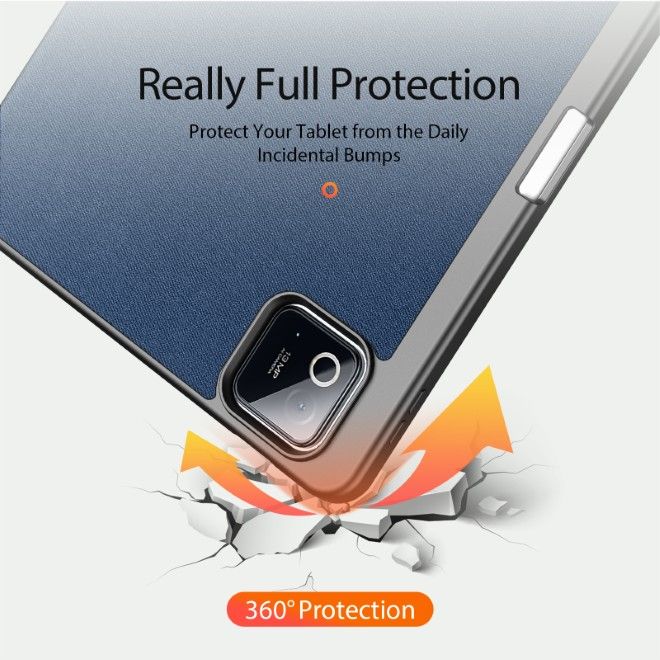 Dux Ducis - Xiaomi Pad 8 / 7 Pro / 7 Hülle - Leder Smart Flip Case - Domo Series - blau