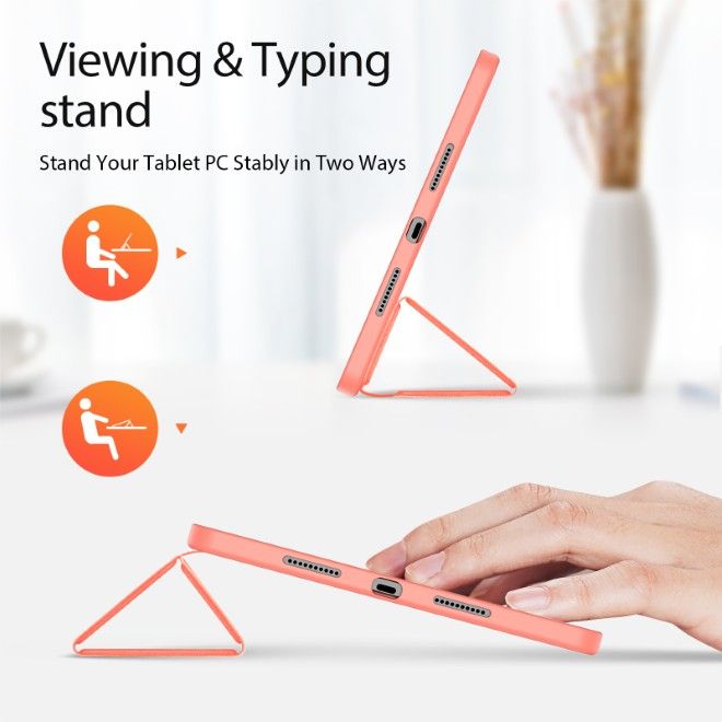 Dux Ducis - Xiaomi Pad 8 / 7 Pro / 7 Hülle - Leder Smart Flip Case - Domo Series - pink