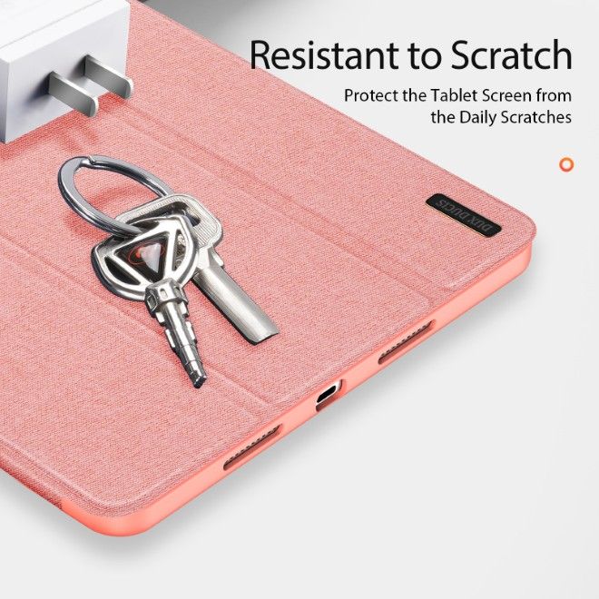 Dux Ducis - Xiaomi Pad 8 / 7 Pro / 7 Hülle - Leder Smart Flip Case - Domo Series - pink