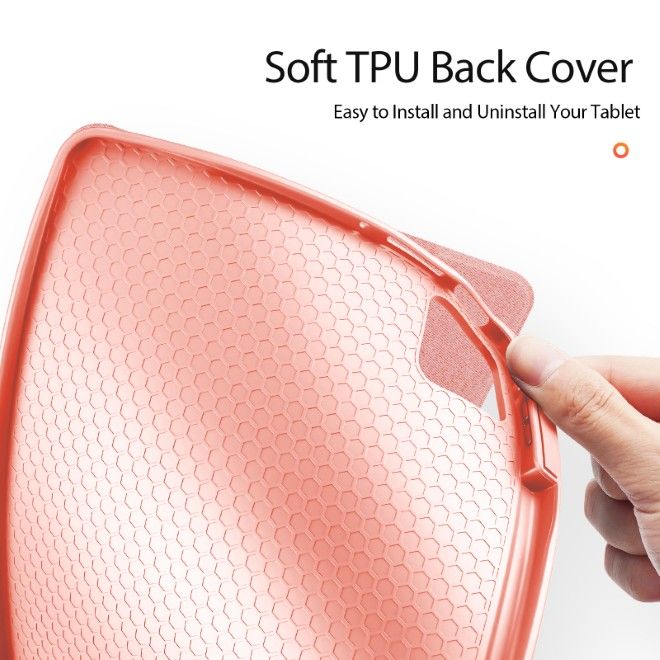 Dux Ducis - Xiaomi Pad 8 / 7 Pro / 7 Hülle - Leder Smart Flip Case - Domo Series - pink