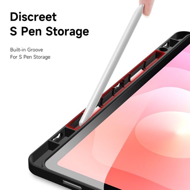 Dux Ducis - Samsung Galaxy Tab S11 Hülle - Leder Bookcover - Magi Series - schwarz