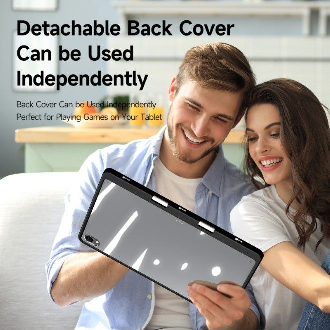 Dux Ducis - Samsung Galaxy Tab S11 Hülle - Leder Bookcover - Magi Series - schwarz