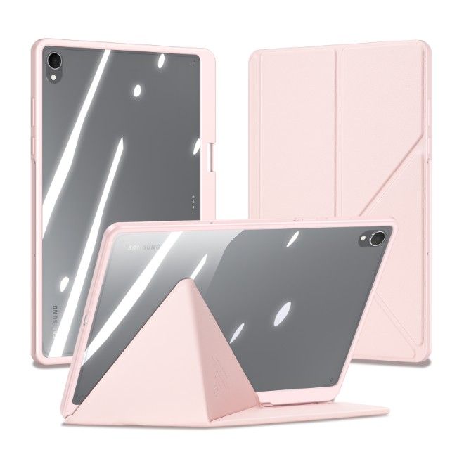 Dux Ducis - Samsung Galaxy Tab S11 Hülle - Leder Bookcover - Magi Series - pink