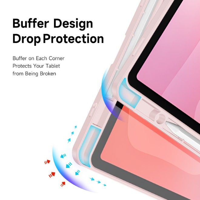 Dux Ducis - Samsung Galaxy Tab S11 Hülle - Leder Bookcover - Magi Series - pink