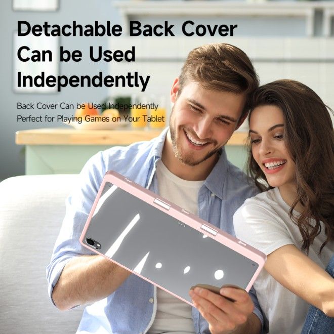 Dux Ducis - Samsung Galaxy Tab S11 Hülle - Leder Bookcover - Magi Series - pink