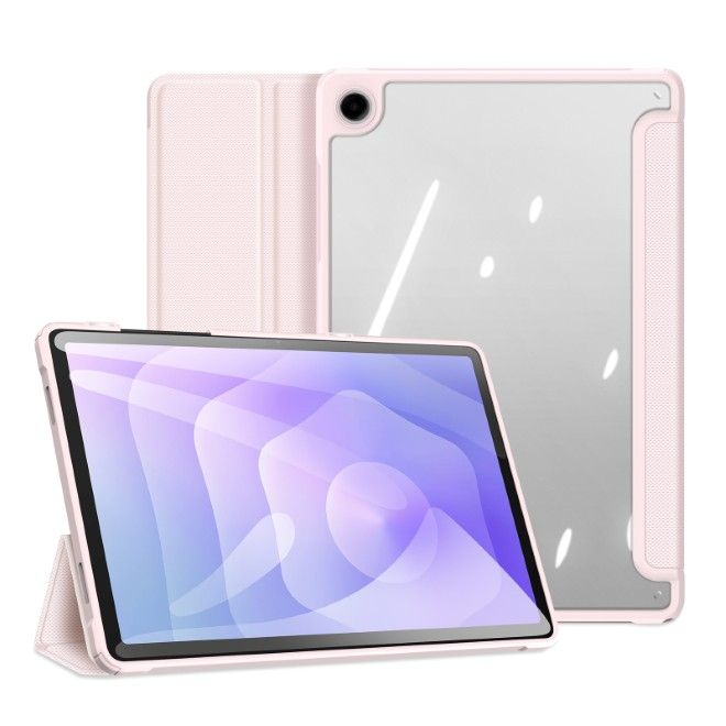Dux Ducis - Samsung Galaxy Tab A11+ / A9+ Hülle - Leder Bookcover - Toby Series - pink