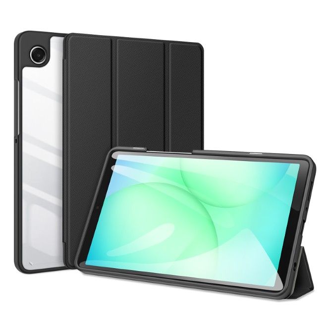 Dux Ducis - Samsung Galaxy Tab A11 / A9 Hülle - Leder Bookcover - Toby Series - schwarz