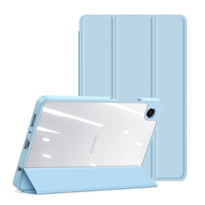 Dux Ducis - Samsung Galaxy Tab A11 / A9 Hülle - Leder Bookcover - Toby Series - blau