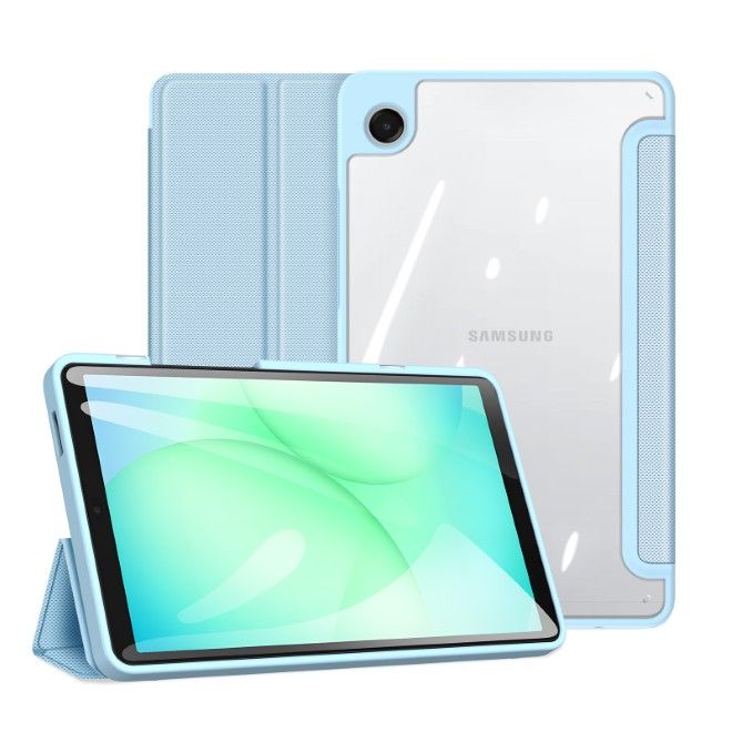 Dux Ducis - Samsung Galaxy Tab A11 / A9 Hülle - Leder Bookcover - Toby Series - blau