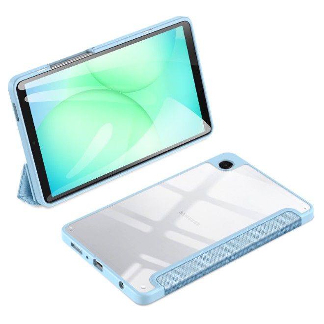 Dux Ducis - Samsung Galaxy Tab A11 / A9 Hülle - Leder Bookcover - Toby Series - blau
