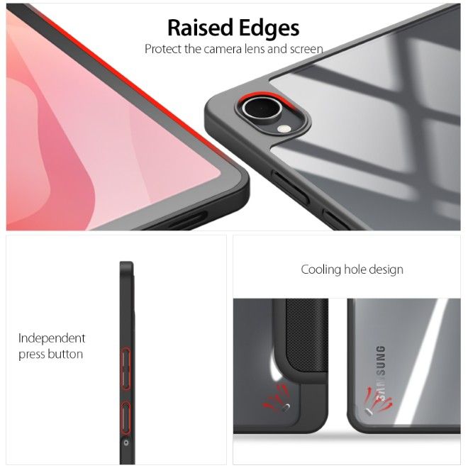 Dux Ducis - Samsung Galaxy Tab S11 Hülle - Leder Bookcover - Toby Series - schwarz