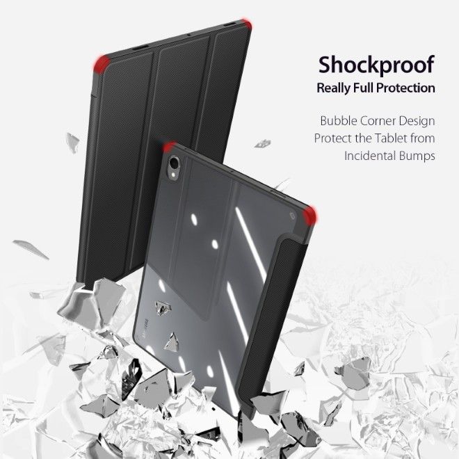 Dux Ducis - Samsung Galaxy Tab S11 Hülle - Leder Bookcover - Toby Series - schwarz