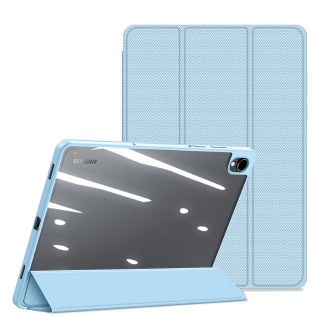 Dux Ducis - Samsung Galaxy Tab S11 Hülle - Leder Bookcover - Toby Series - blau