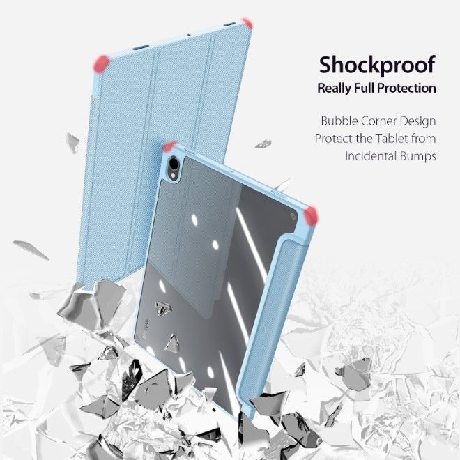 Dux Ducis - Samsung Galaxy Tab S11 Hülle - Leder Bookcover - Toby Series - blau