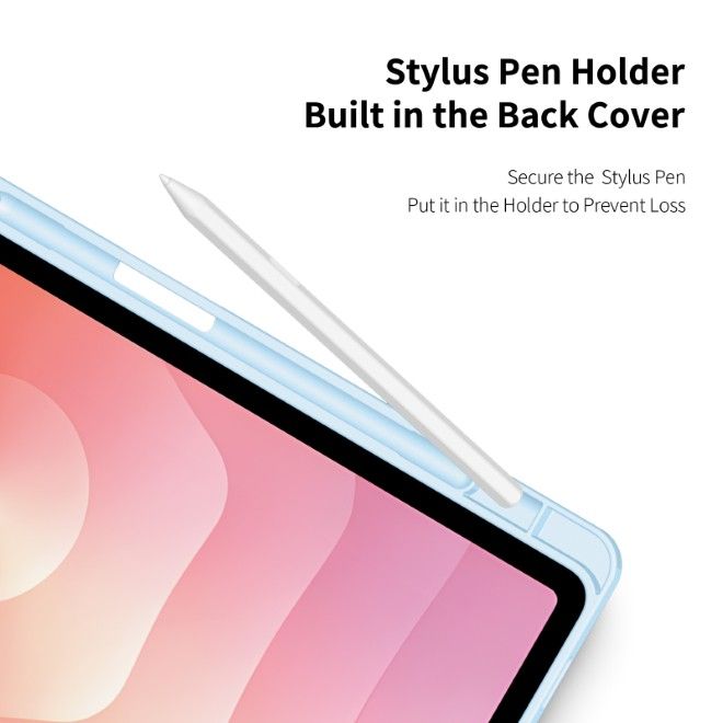 Dux Ducis - Samsung Galaxy Tab S11 Hülle - Leder Bookcover - Toby Series - blau