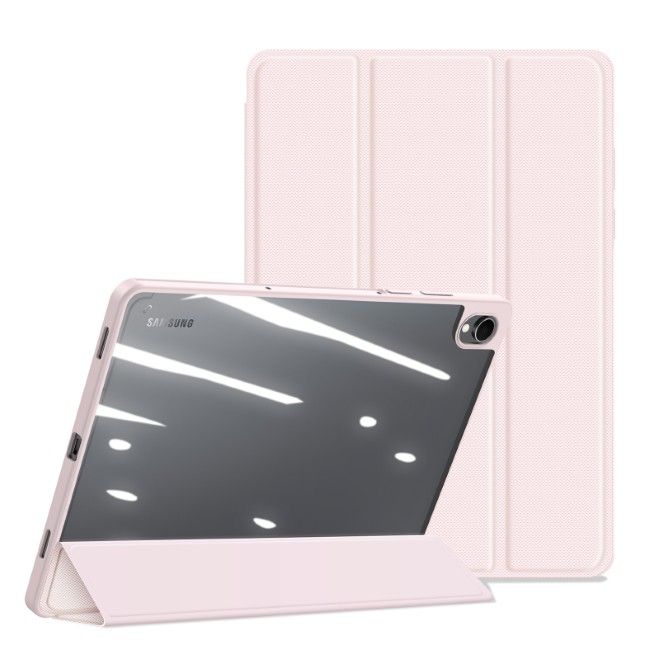 Dux Ducis - Samsung Galaxy Tab S11 Hülle - Leder Bookcover - Toby Series - pink