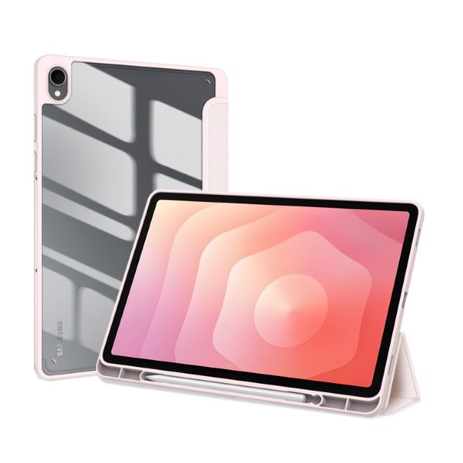 Dux Ducis - Samsung Galaxy Tab S11 Hülle - Leder Bookcover - Toby Series - pink