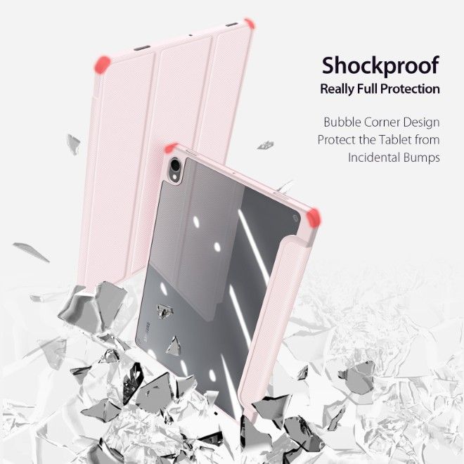 Dux Ducis - Samsung Galaxy Tab S11 Hülle - Leder Bookcover - Toby Series - pink