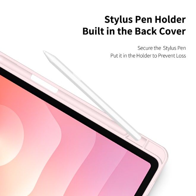 Dux Ducis - Samsung Galaxy Tab S11 Hülle - Leder Bookcover - Toby Series - pink