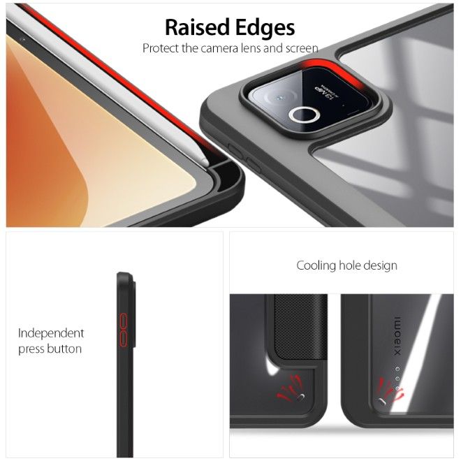 Dux Ducis - Xiaomi Pad 8 / 7 Pro / 7 Hülle - Leder Bookcover - Toby Series - schwarz